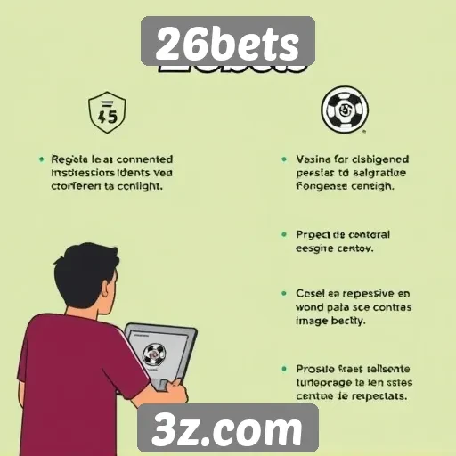 Análise das funcionalidades do site 26bets